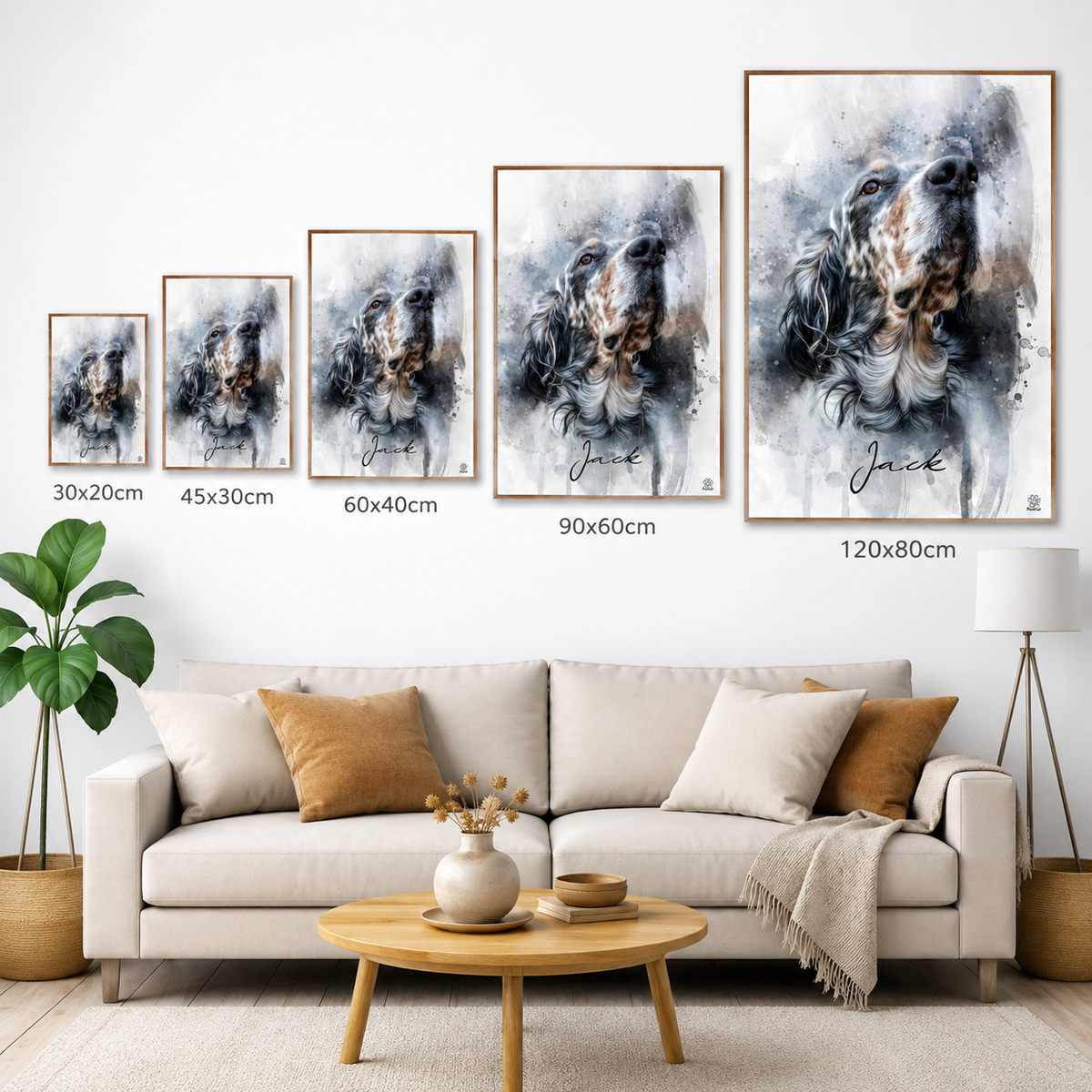 Wasserfarben Pawtrait