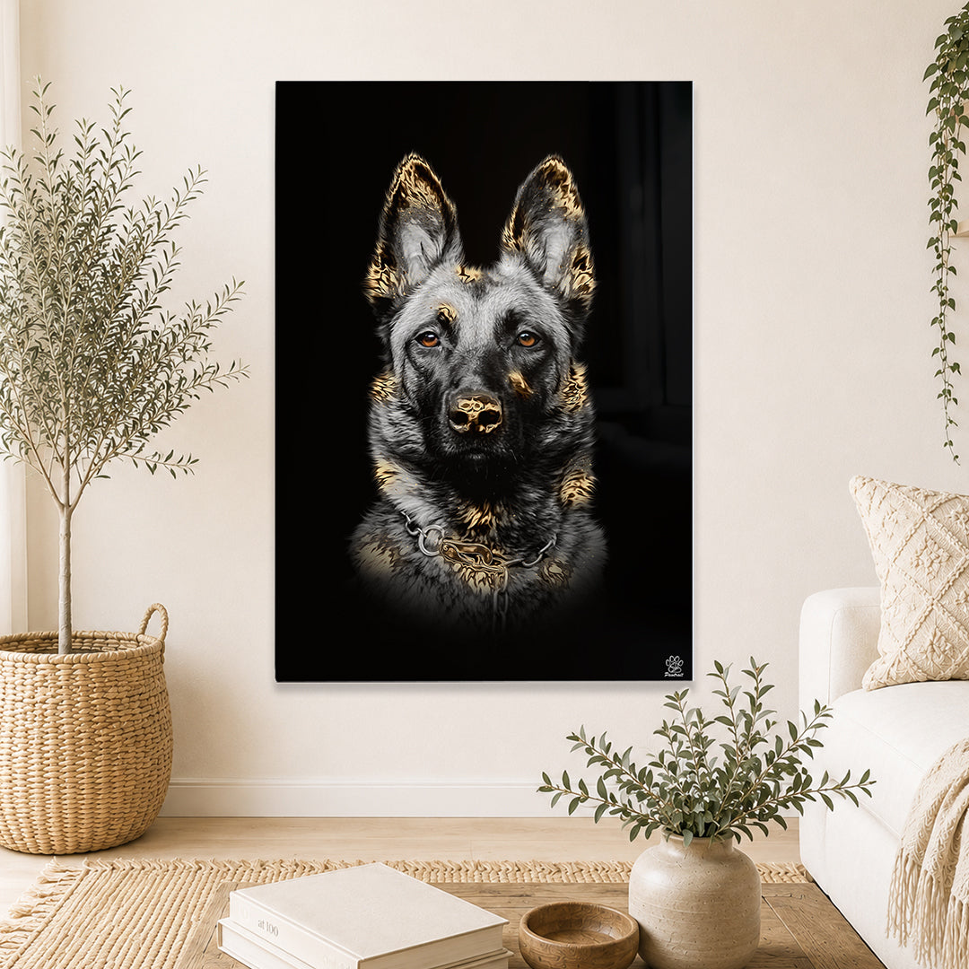 Gold Pawtrait