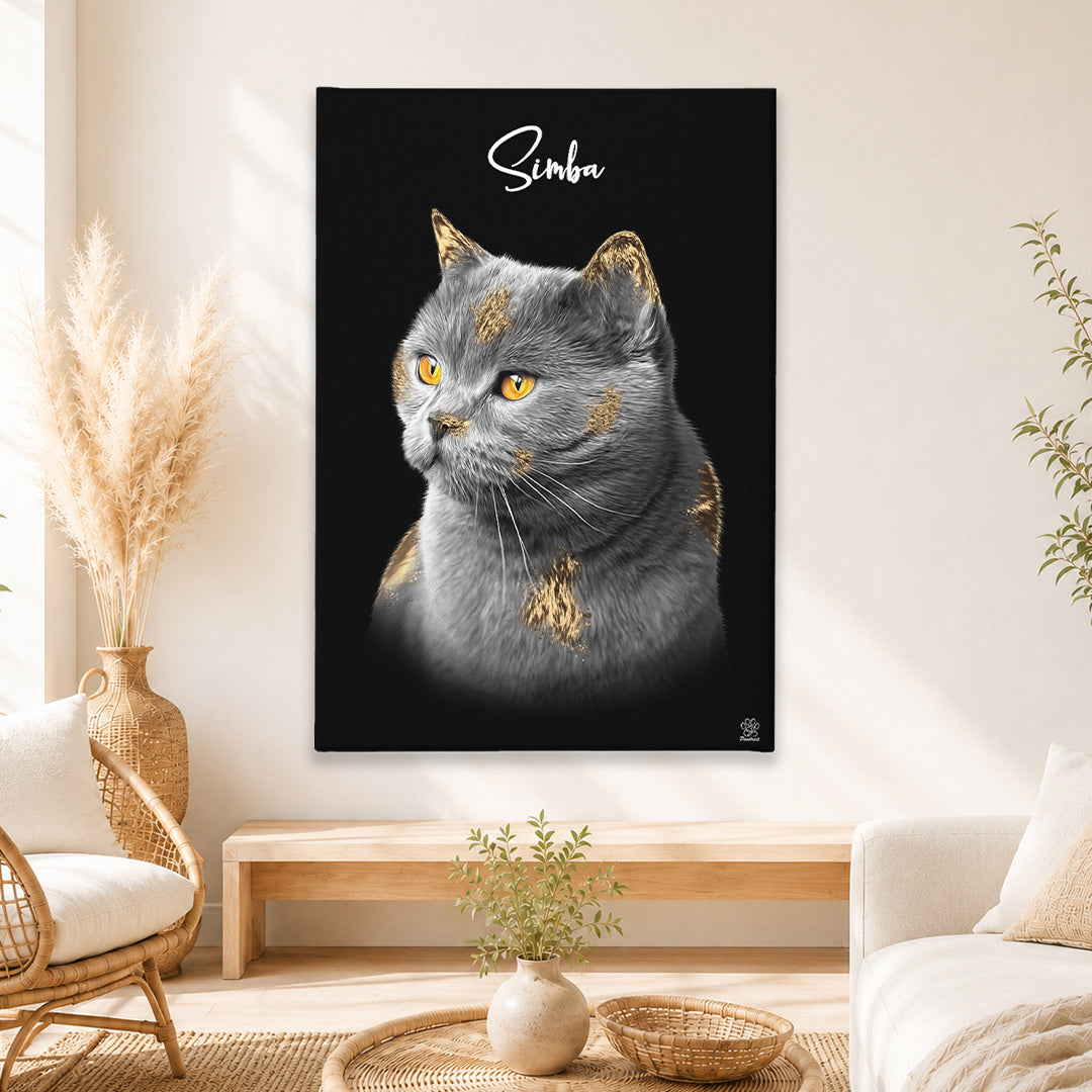Gold Pawtrait