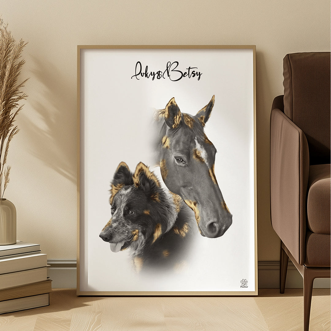 Gold Pawtrait
